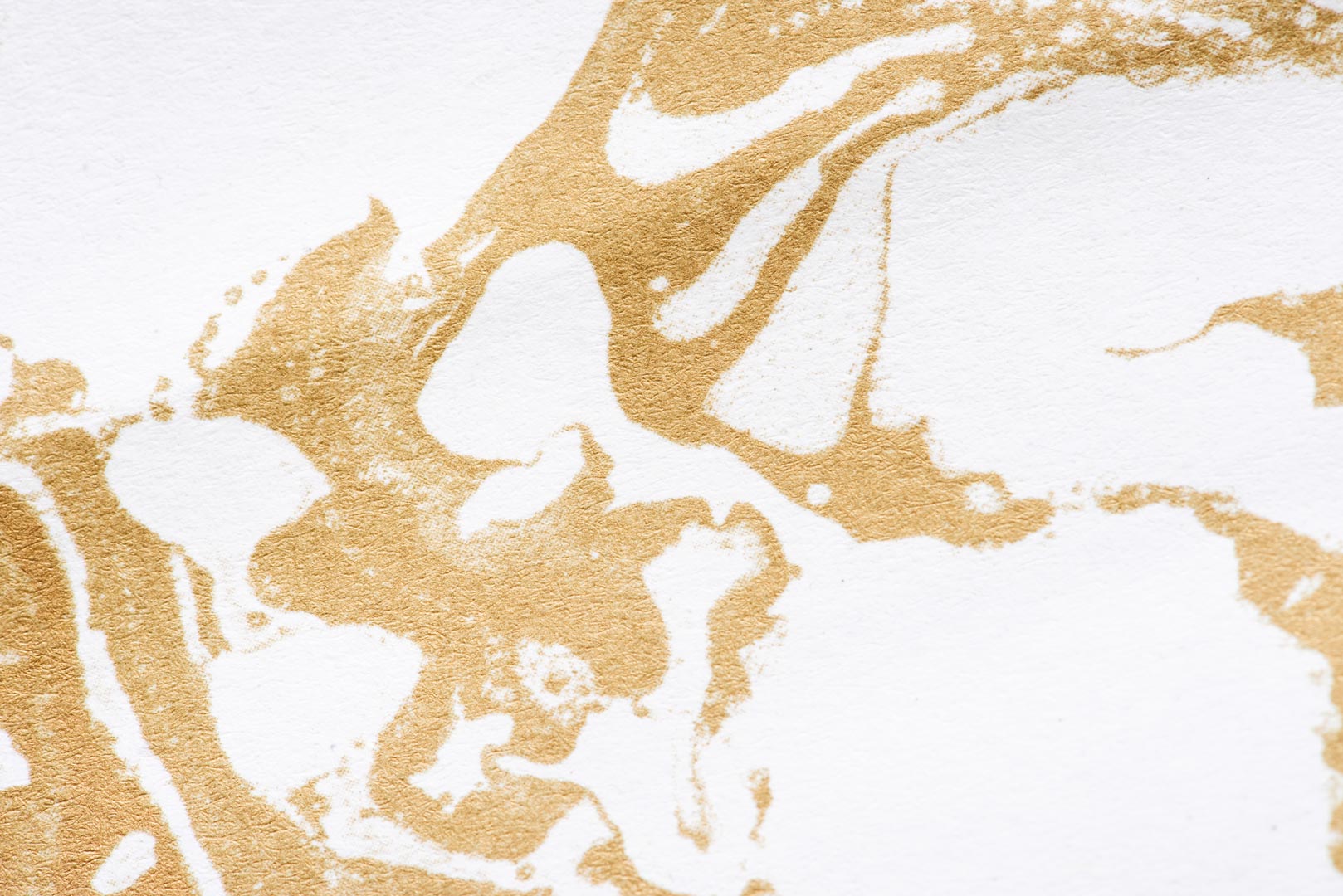 Bílá a zlatá tapeta, dekorativní vzor, glamour styl, odstíny béžové - vyprahlý zlatý písek - Dekoori obrázek 1