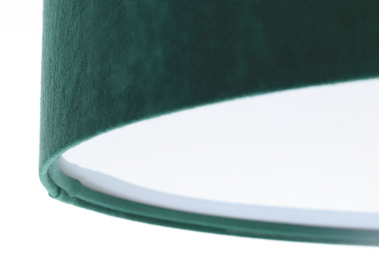 Zelené stropní svítidlo, lampa s kulatým válcovým velurovým stínidlem ROWEL - BPS Koncept obrázek 4