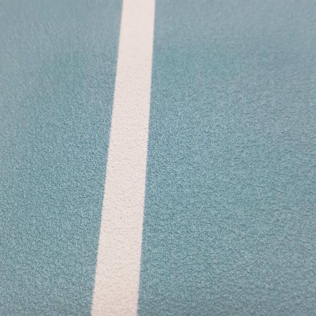 Moderná modro-biela tapeta s krivou štvorcovou sieťou - Dekoori obrázok 4
