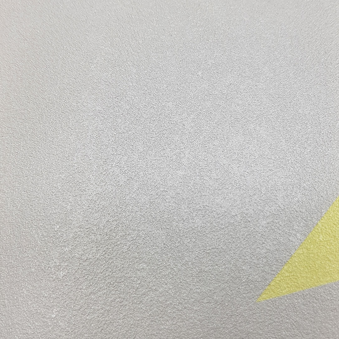 Grey wallpaper with big white and yellow stars (stars:33 cm) - Dekoori image 2