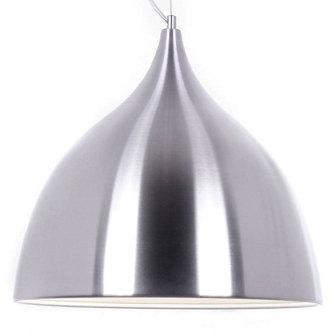Závěsná lampa VITTORIO stříbrná kovová loftová - Lumina Deco obrázek 1