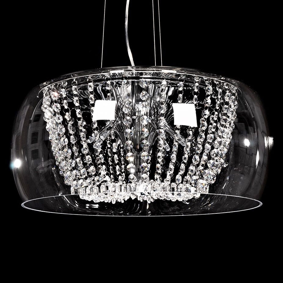 Lampa wisząca nowoczesna DISPOSA przezroczysta - Lumina Deco zdjęcie 1