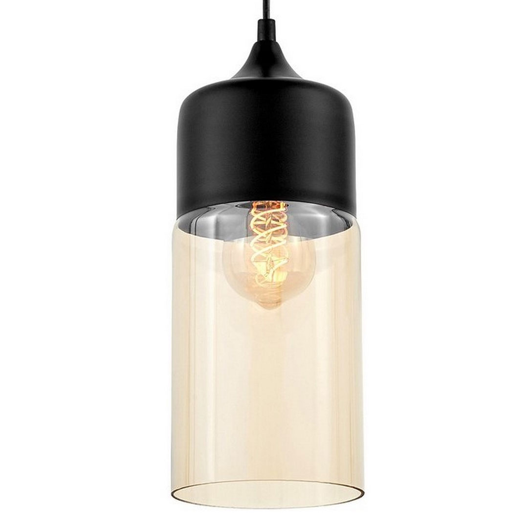 Loftové stropní svítidlo ZENIA černé kovové stínítko, svislá nastavitelná trubice - Lumina Deco obrázek 1