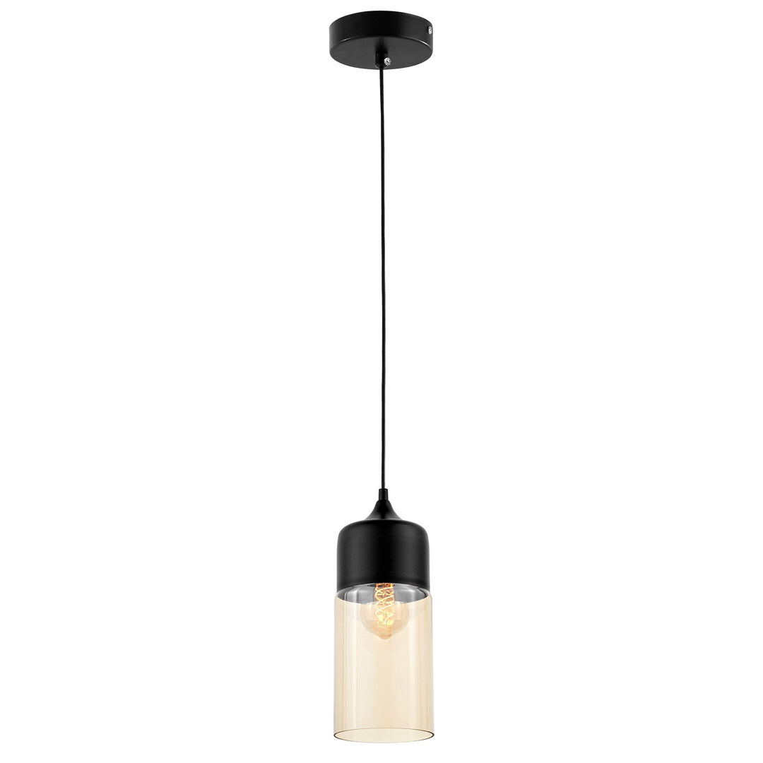 Loftové stropní svítidlo ZENIA černé kovové stínítko, svislá nastavitelná trubice - Lumina Deco obrázek 3