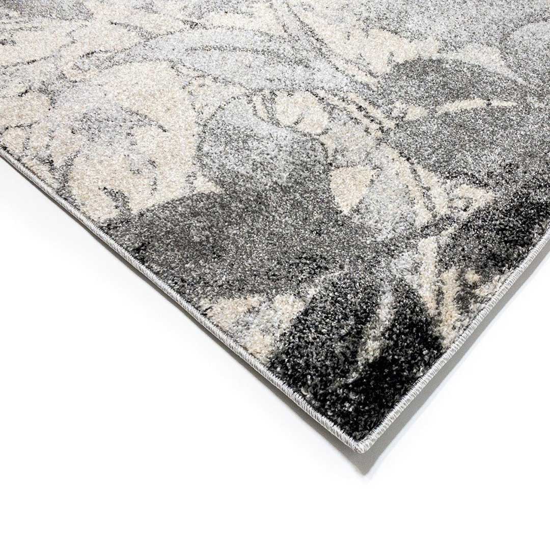 Sivý hrubý koberec Home Jungle s kvetinovým motívom - Carpetforyou obrázok 3