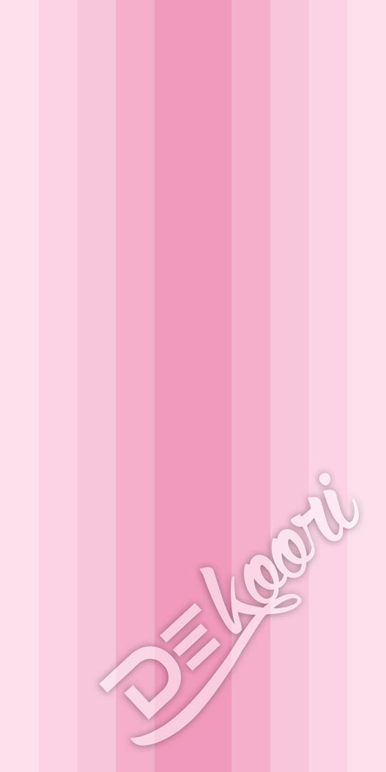 Pink gradient children's vertical striped- wallpaper for girl's room - Dekoori image 3