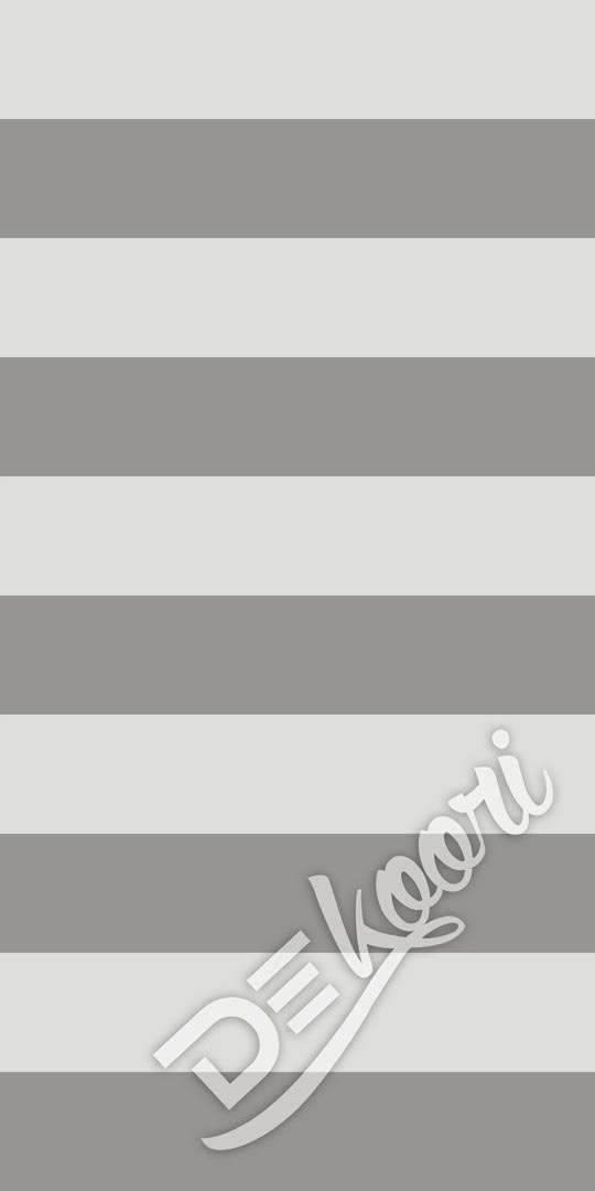 Tapeta s horizontálními šedými pruhy - Dekoori obrázek 3
