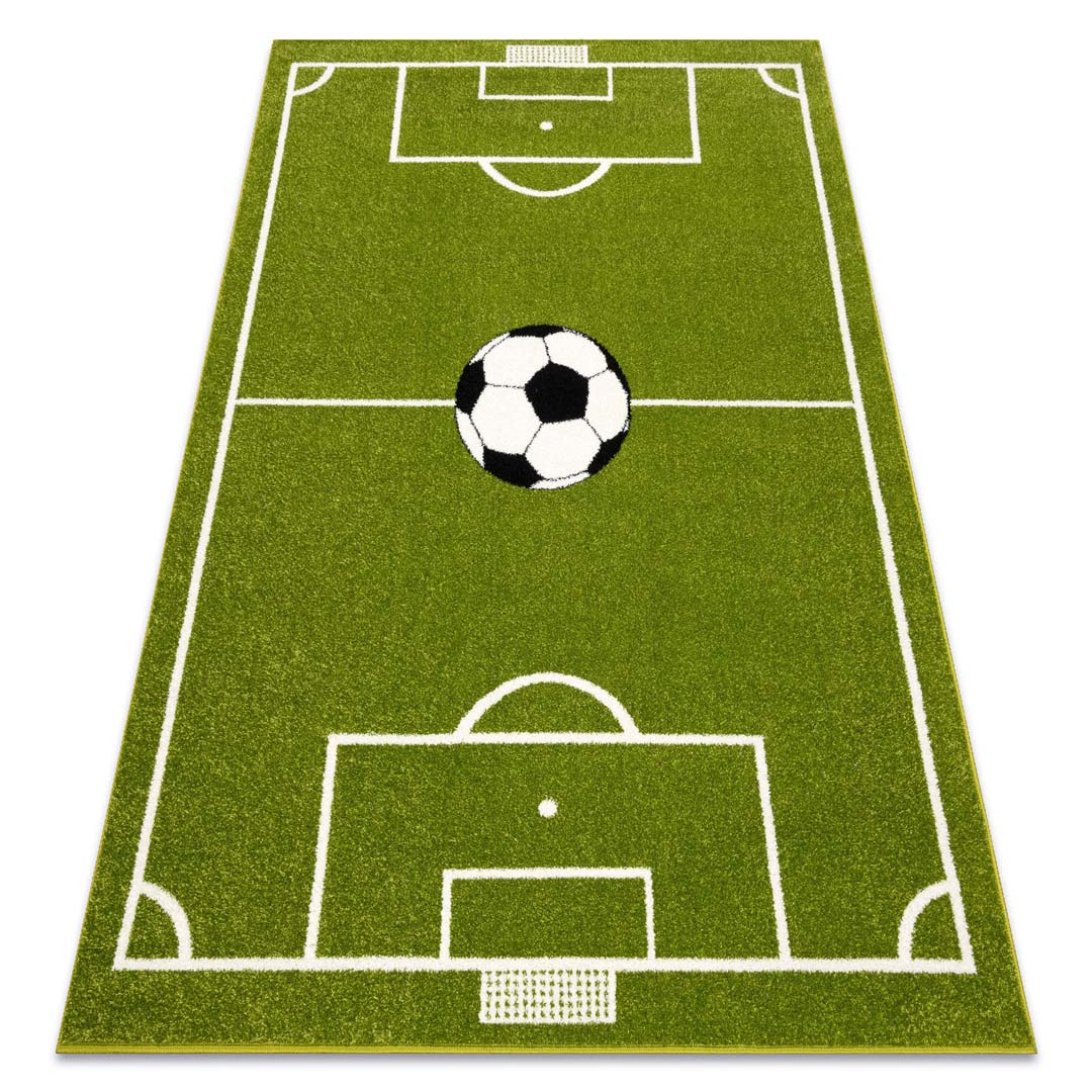 Chlapčenský koberec: trávnaté futbalové ihrisko, futbal, zelený/biely/čierny - MUNDIAL - Dywany Łuszczów obrázok 2