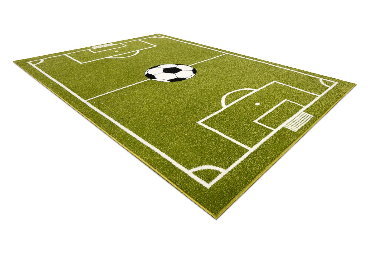 Chlapecký koberec: travnaté fotbalové hřiště, fotbal, zelený/bílý/černý - MUNDIAL - Dywany Łuszczów obrázek 3