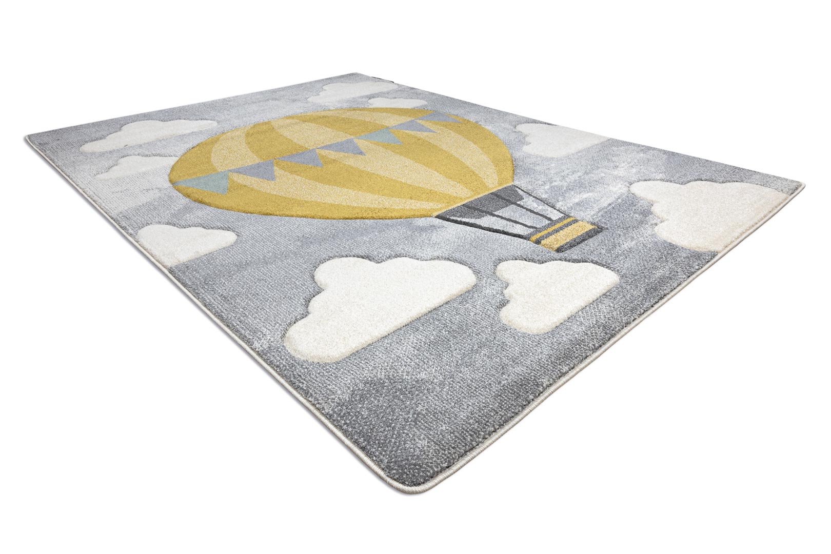 Barevný, šedý koberec pro děti PETIT BALOON ve světlých barvách, hypoalergenní - Dywany Łuszczów obrázek 3