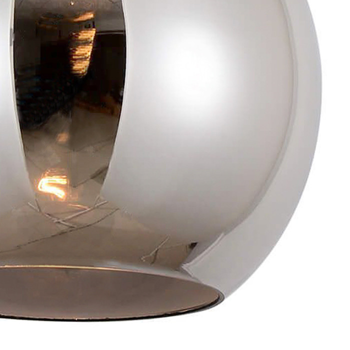 Stropní loftová lampa ZAGALLO koule z kouřového skla - Lumina Deco obrázek 4