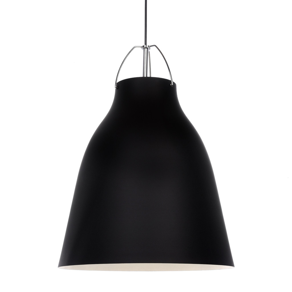 Černá kovová závěsná lampa RAYO, moderní, skandinávská, loftová - Lumina Deco obrázek 1