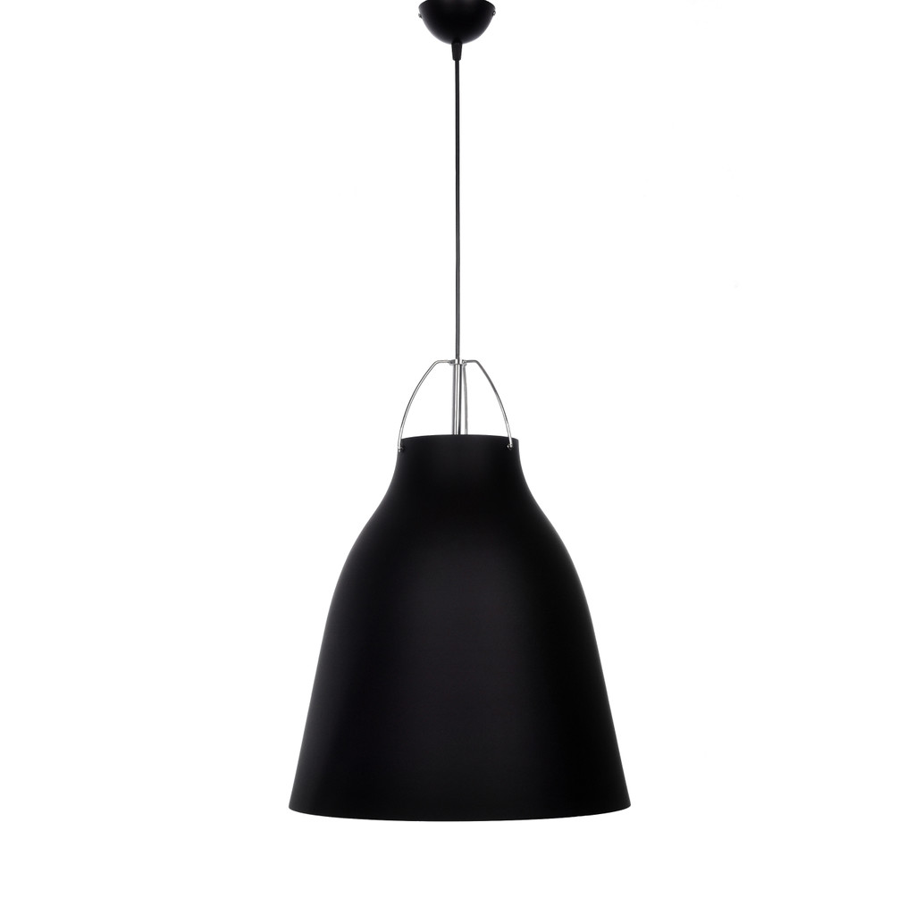 Czarna, nowoczesna lampa skandynawska loft RAYO wisząca, metalowa - Lumina Deco zdjęcie 3