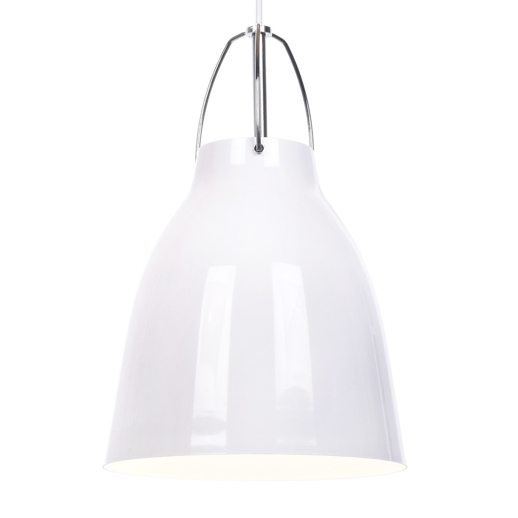 Bílá kovová moderní stropní lampa RAYO, skandinávská, loftová - Lumina Deco obrázek 1