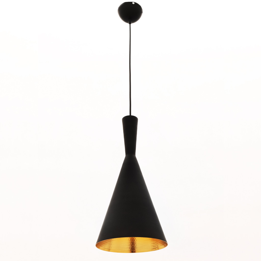 Černá skandinávská závěsná lampa FOGGI 12A loftové svítidlo - Lumina Deco obrázek 3