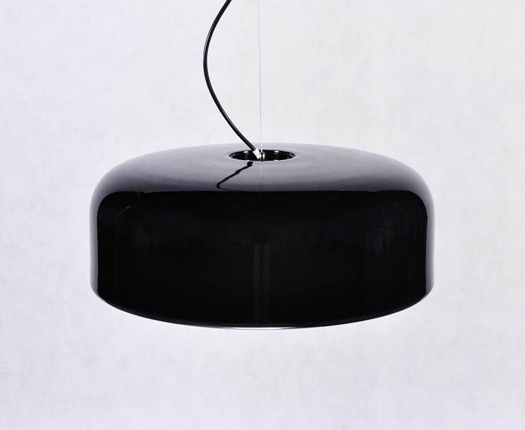 Černá závěsná lampa SCUDO lustr moderní, kovový, 3 světelné body - Lumina Deco obrázek 2