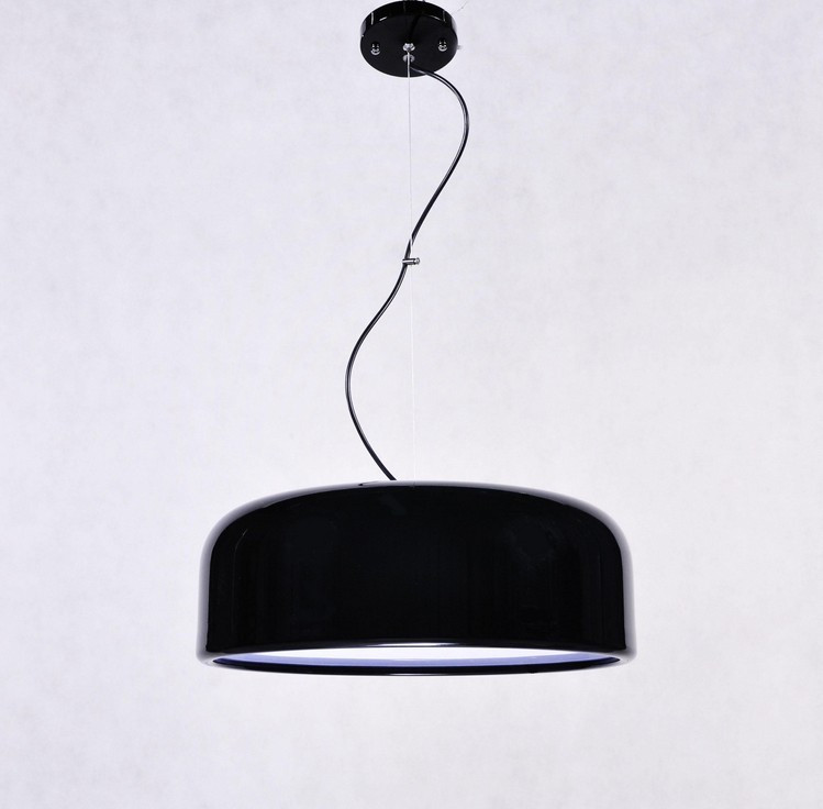 Černá závěsná lampa SCUDO lustr moderní, kovový, 3 světelné body - Lumina Deco obrázek 3