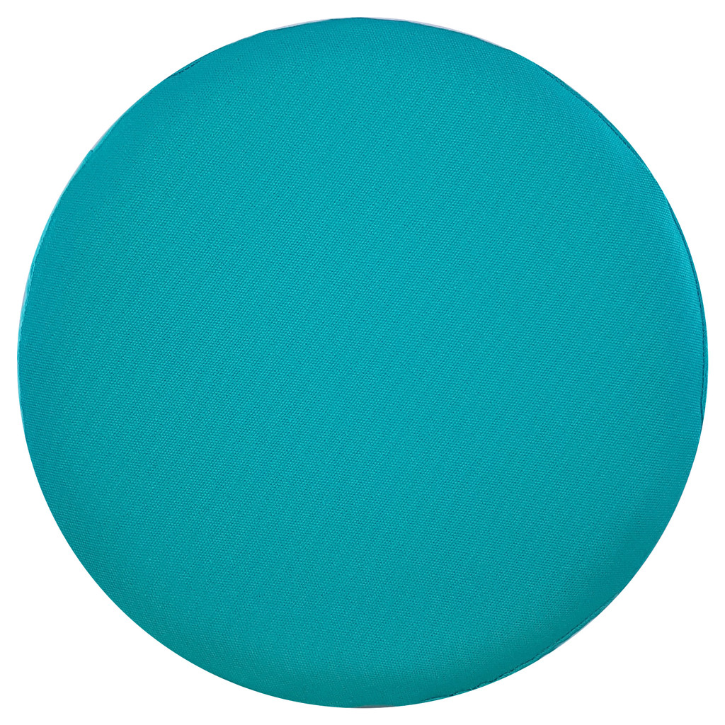 Turquoise stool, pouf, modern colour, soft cover, one colour - Lily Pouf image 4