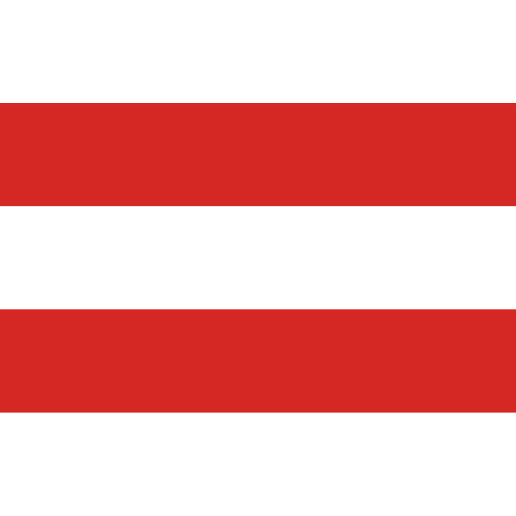 Tapeta w pasy poziome biało-czerwone - Dekoori zdjęcie 1