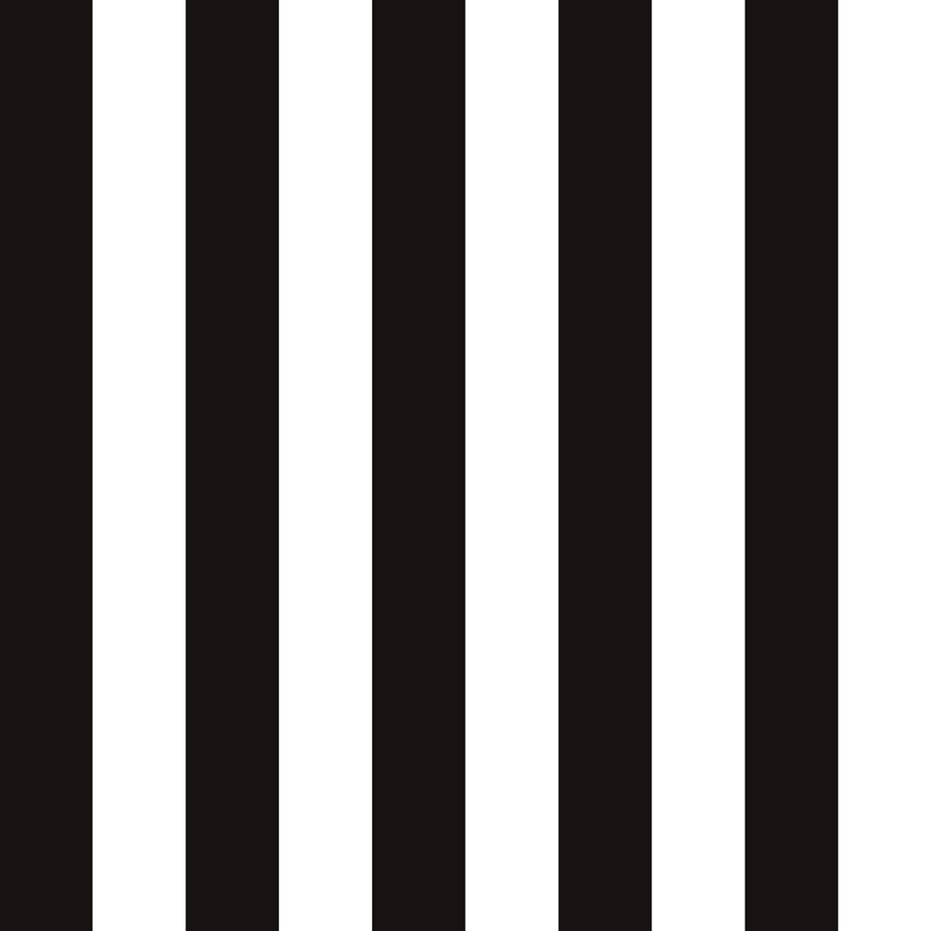 White and black vertical striped wallpaper - Dekoori image 1