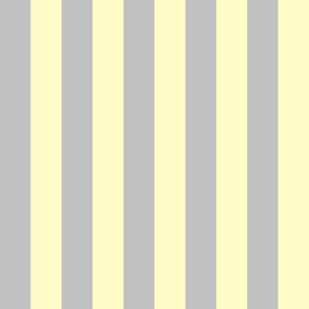 Grey and yellow vertical striped wallpaper (stripes:10cm) - Dekoori image 1