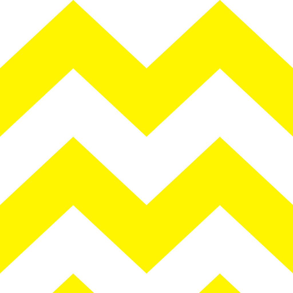 Bílo-žlutá tapeta s cik cak vzorem - Dekoori obrázek 1