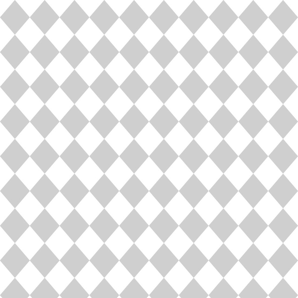 White and grey mini harlequin wallpaper - Dekoori image 1