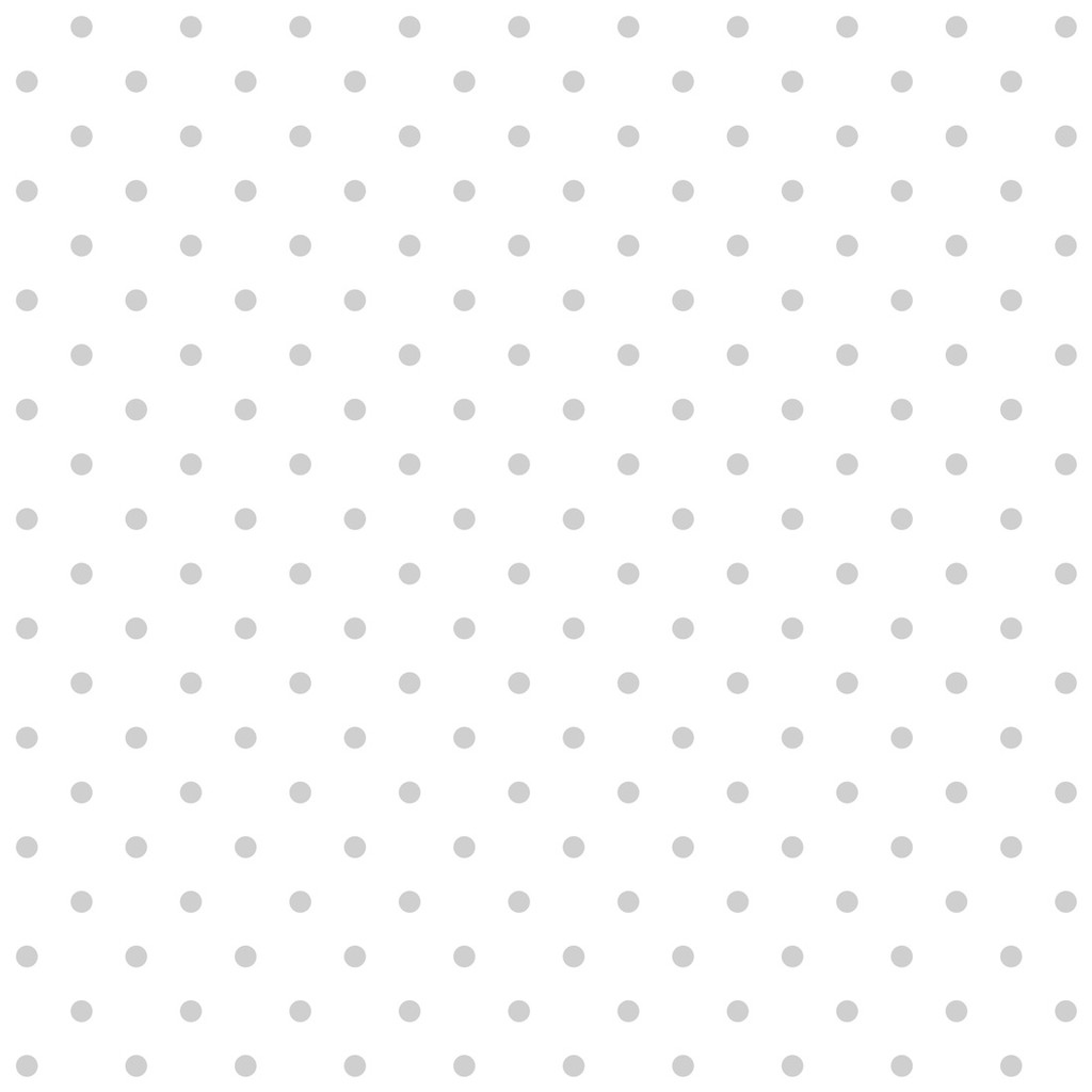 White and grey 2 cm dots wallpaper - Dekoori image 1