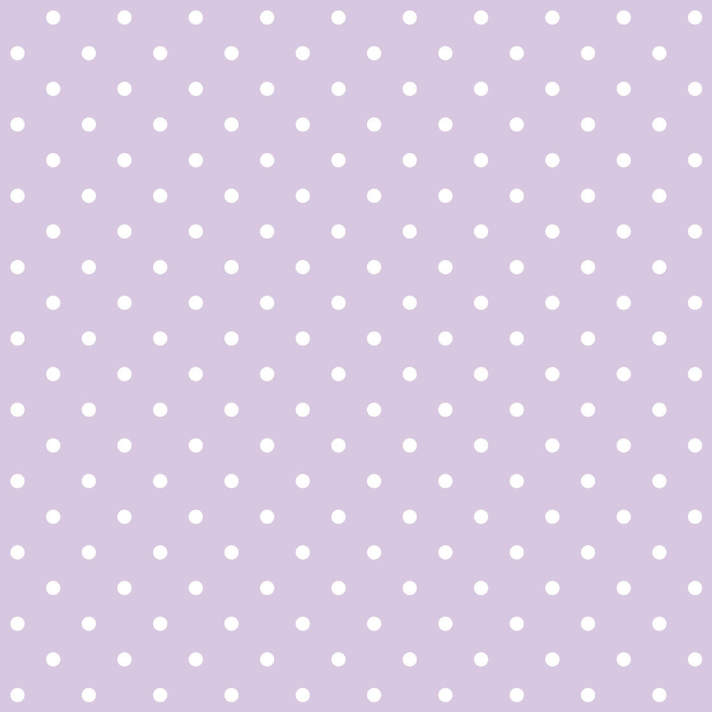 Fialová tapeta s drobnými bílými puntíky, tečkami, polka dot 2 cm - Dekoori obrázek 1