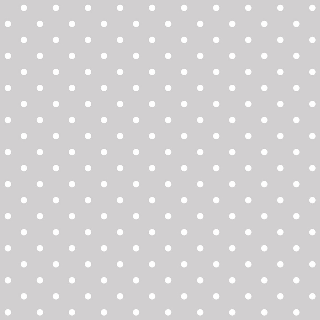 Grey and white mini 2 cm dots wallpaper - Dekoori image 1