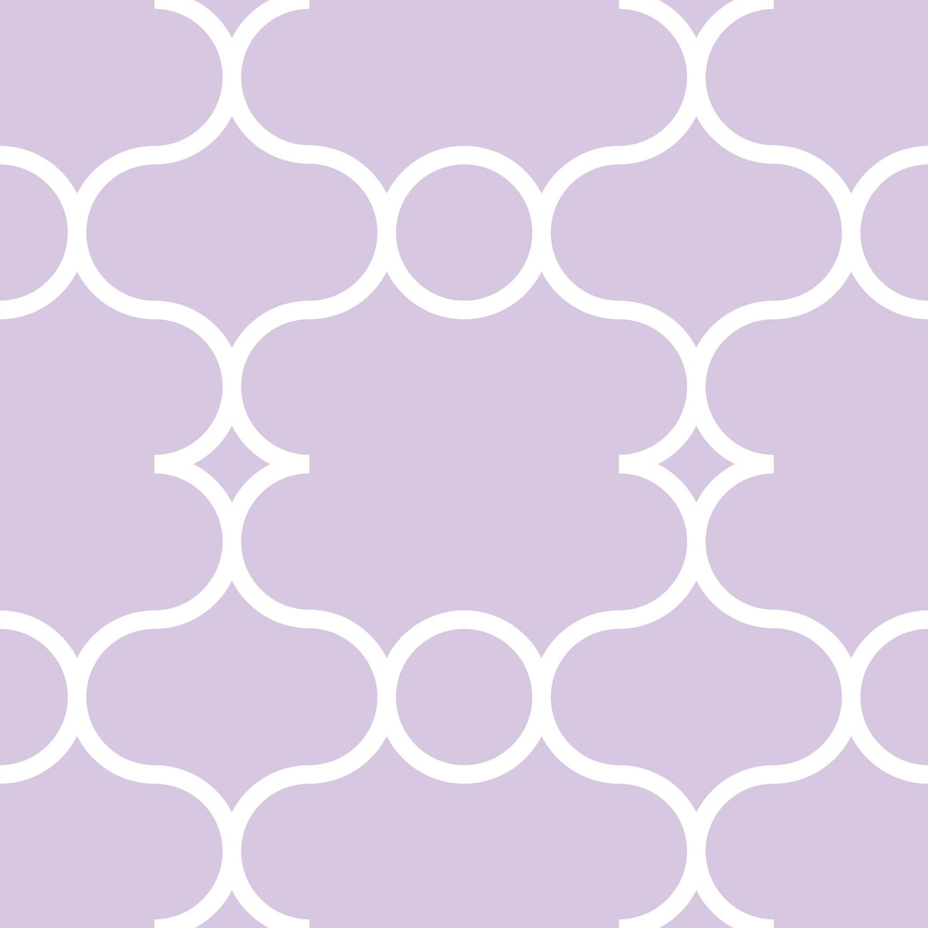 Purple and white Arabic pattern wallpaper - Dekoori image 1