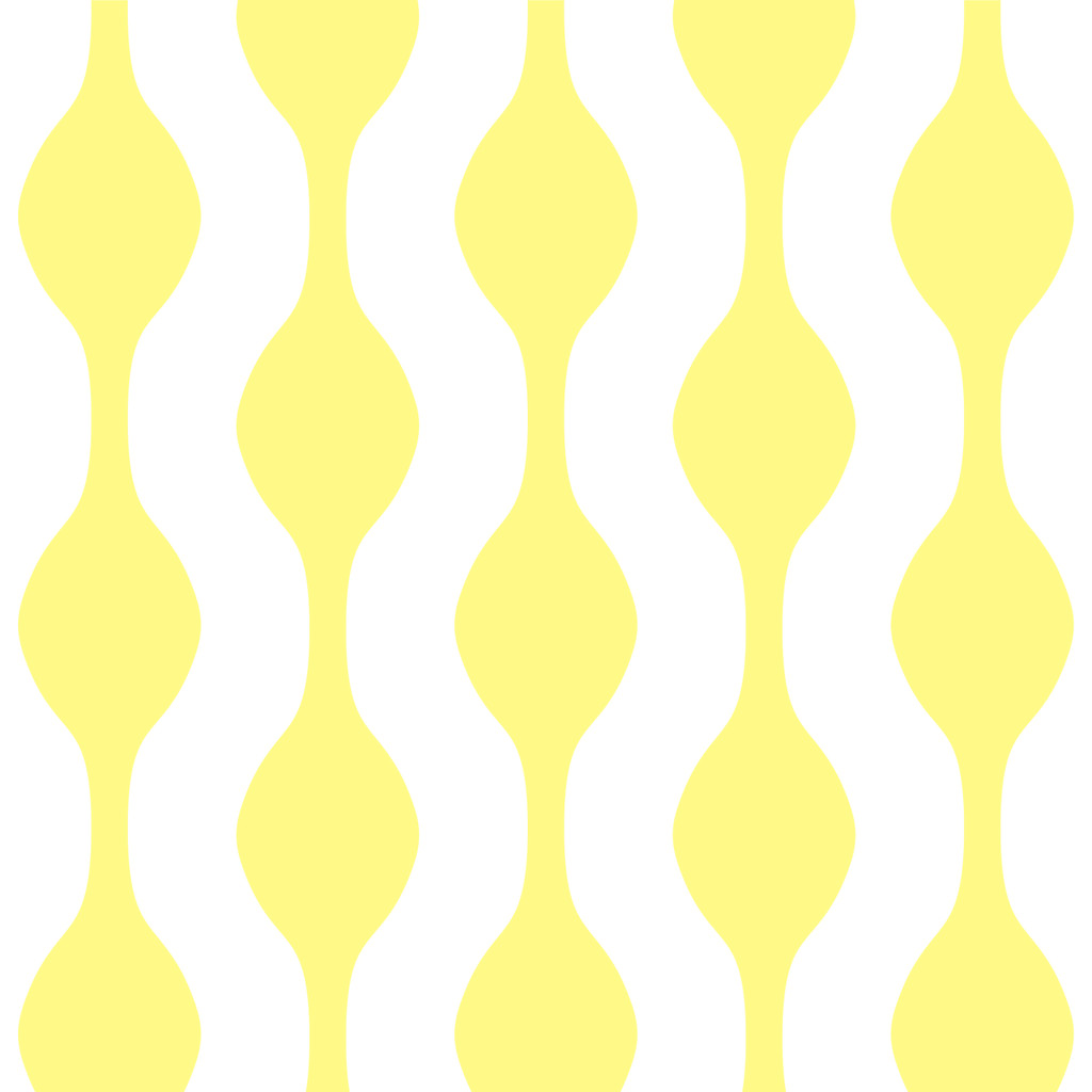 White and yellow vertical eye pattern wallpaper - Dekoori image 1