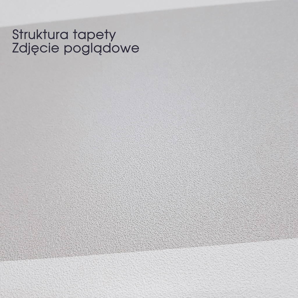Tapeta ścienna w PIONOWE PASY 16,6 cm biało-błękitno-szara - Dekoori zdjęcie 4