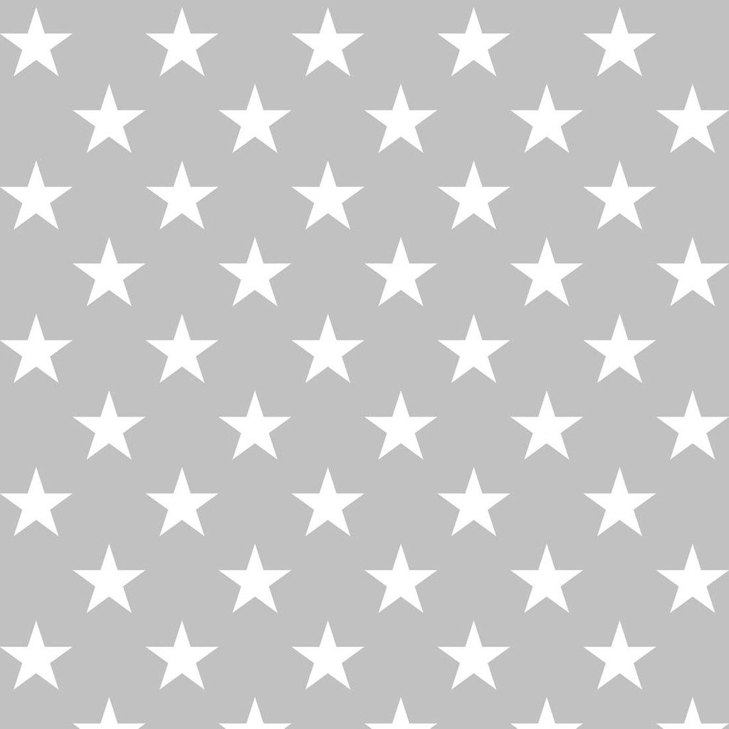 Grey and white starry wallpaper (stars: 10 cm) - Dekoori image 1