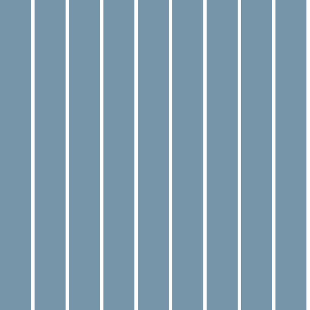 Škandinávska tapeta so zvislými bielymi pruhmi na modrom pozadí - Dekoori obrázok 1
