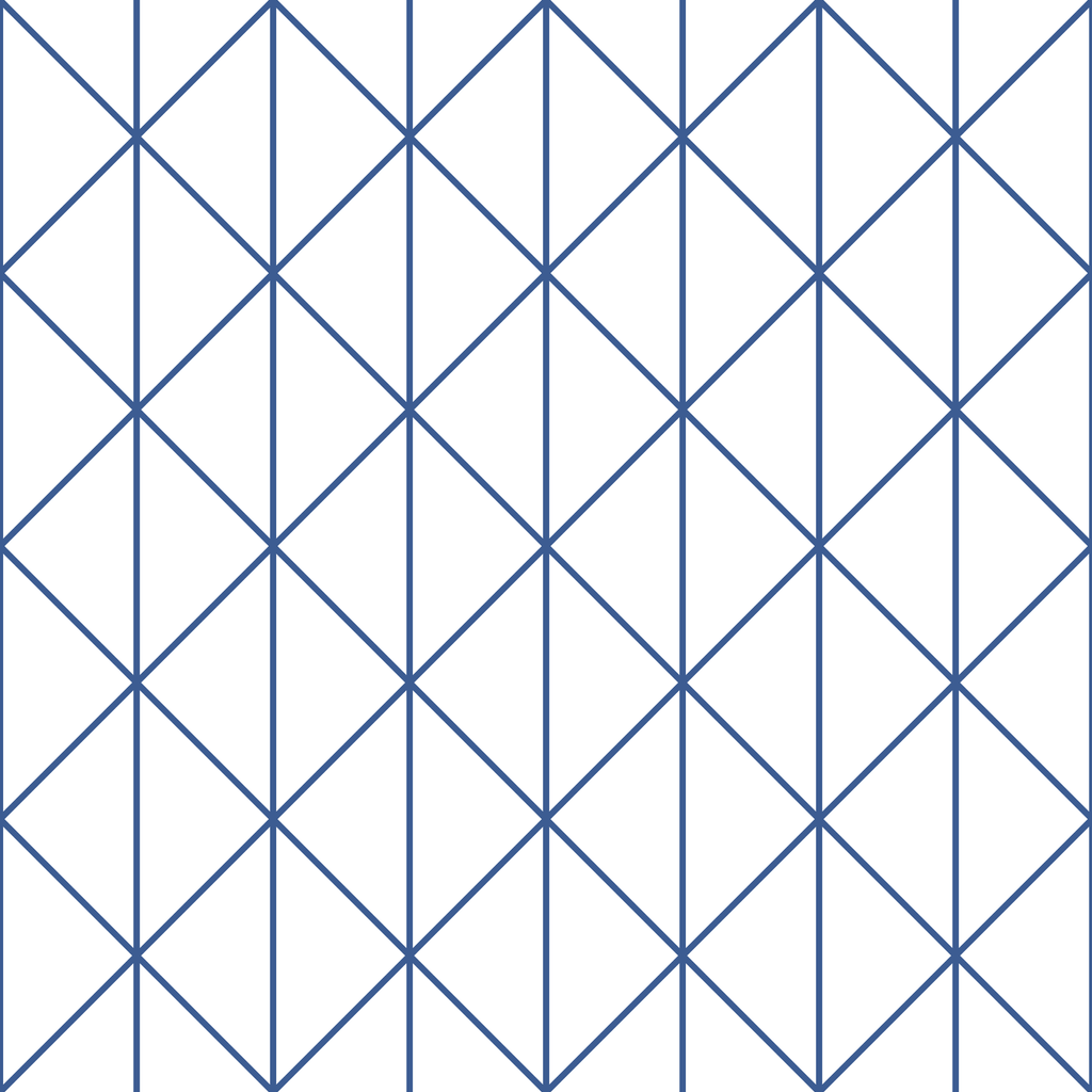 Wallpaper with triangles and lines white-blue Classic Blue Pantone colour - Dekoori image 1
