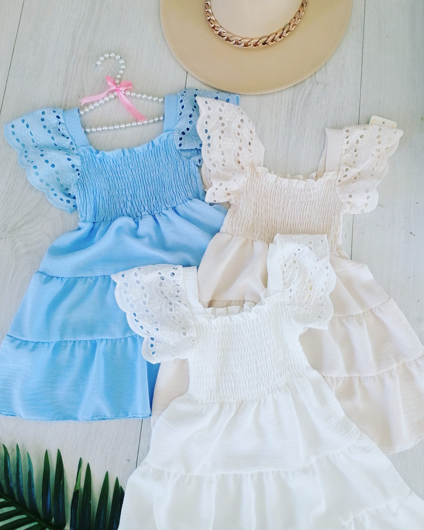 Sukienka Rebeca Niebieska - KARMELOWY BUTIK zdjęcie 3