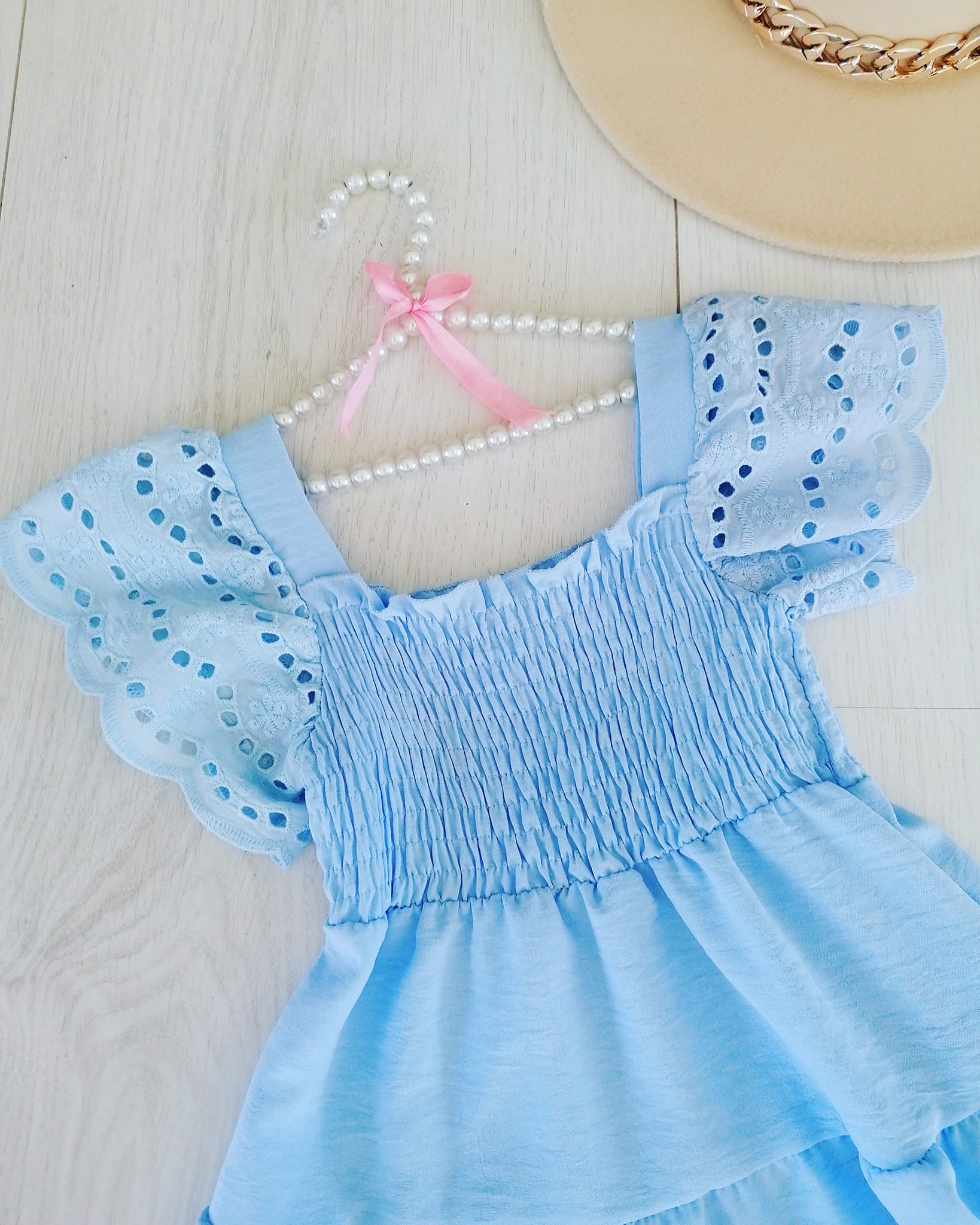 Sukienka Rebeca Niebieska - KARMELOWY BUTIK zdjęcie 2