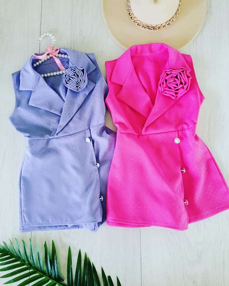 Kombinezon Diamond Rose Liliowy - KARMELOWY BUTIK zdjęcie 2