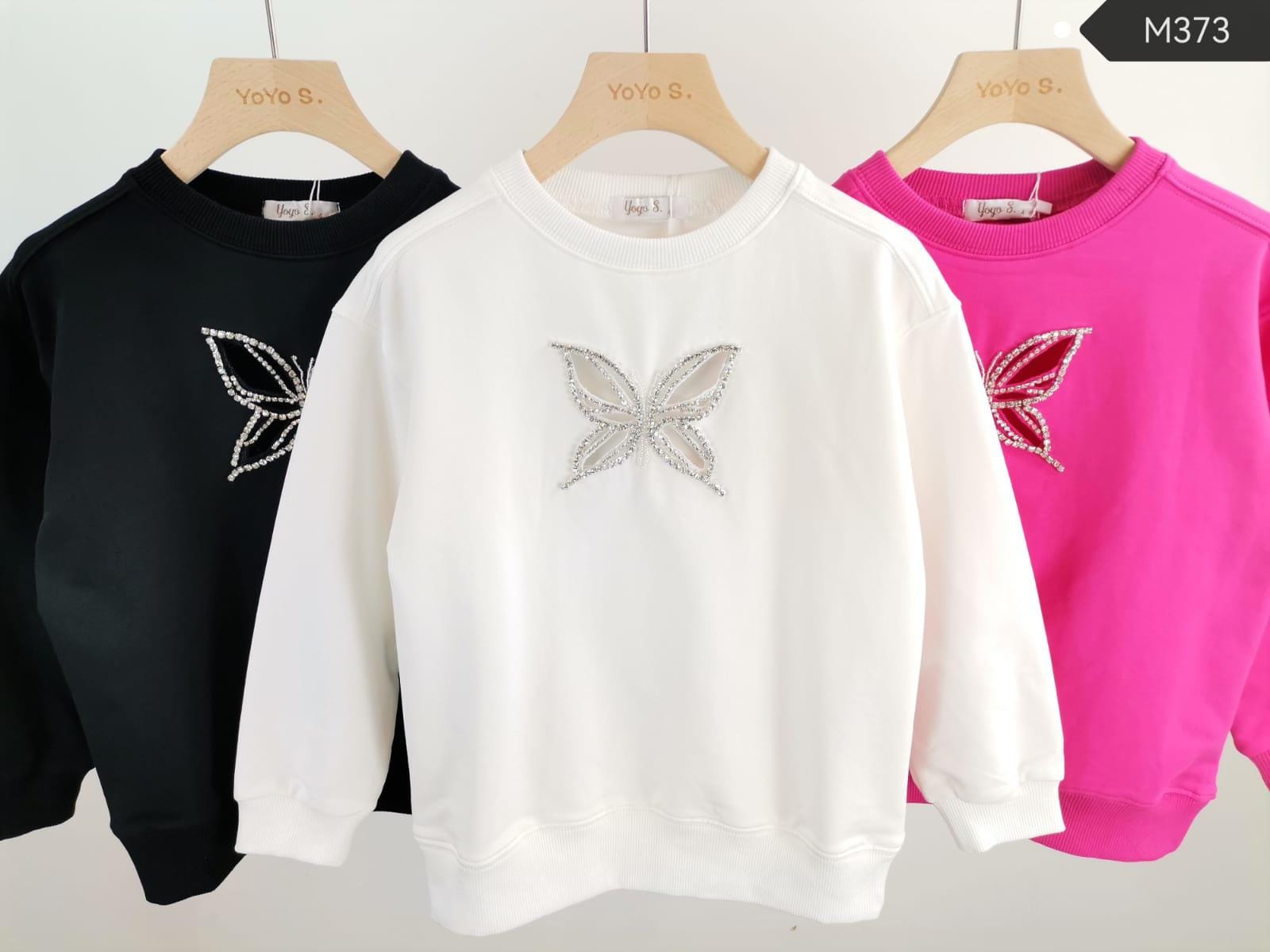 Bluza Butterfly Fuksja - KARMELOWY BUTIK zdjęcie 1