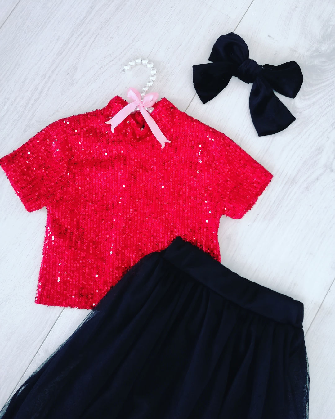 Bluzeczka Brilliant Czerwona - KARMELOWY BUTIK zdjęcie 2