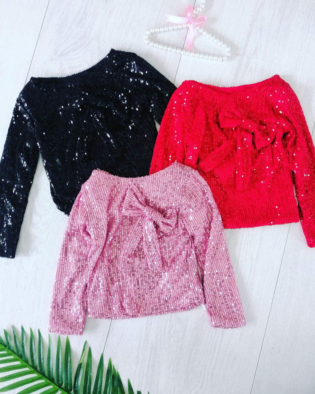 Bluzeczka z Kokardą Czerwona - KARMELOWY BUTIK zdjęcie 1