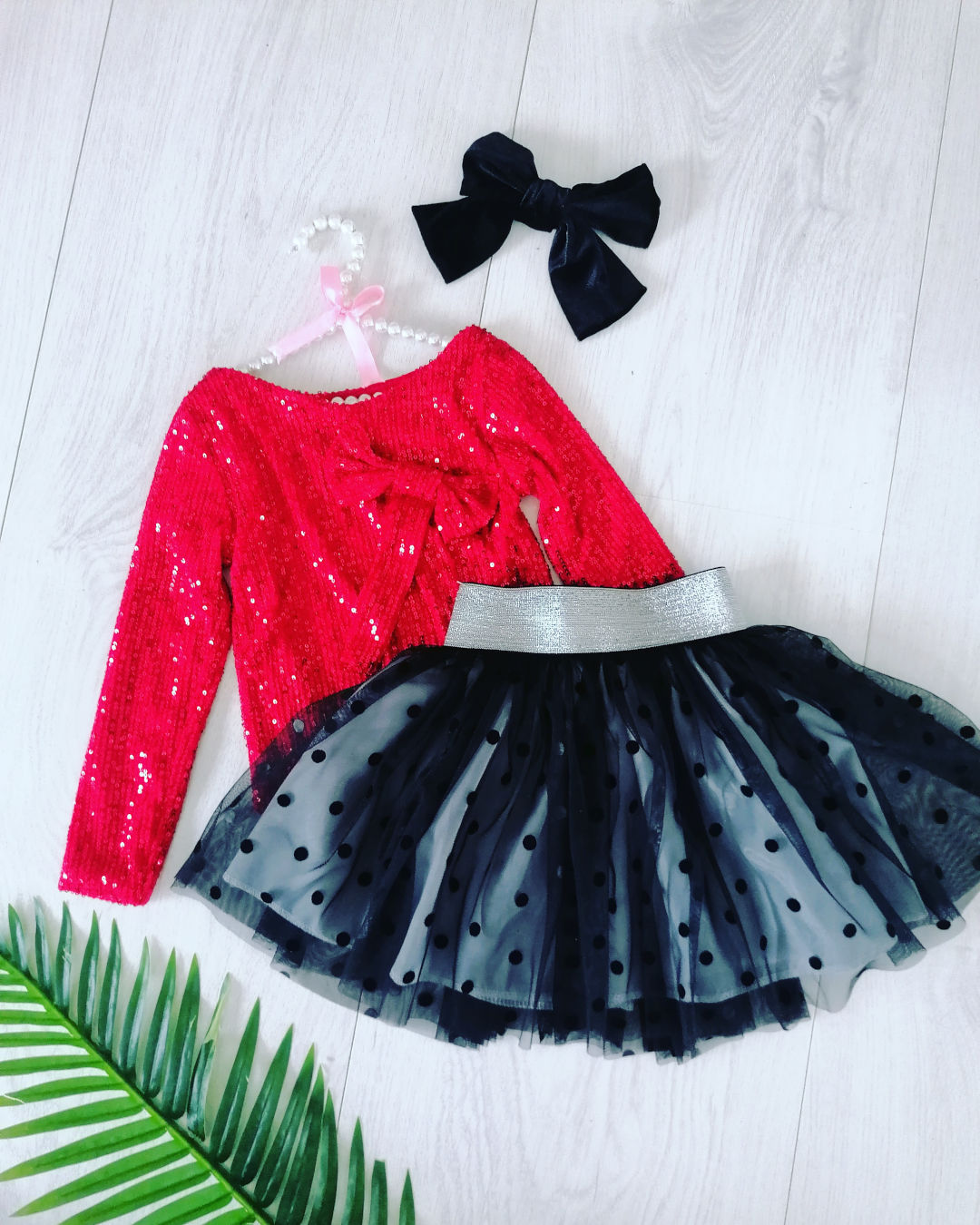 Bluzeczka z Kokardą Czerwona - KARMELOWY BUTIK zdjęcie 3