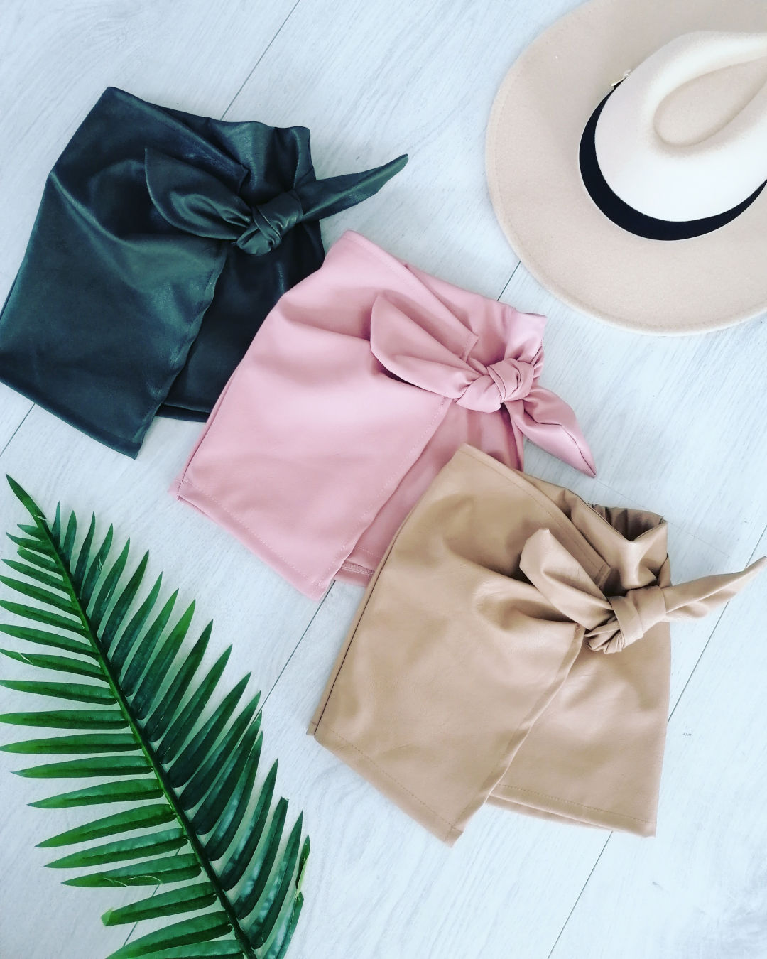 Spódniczka Molly Pudrowa - KARMELOWY BUTIK zdjęcie 3