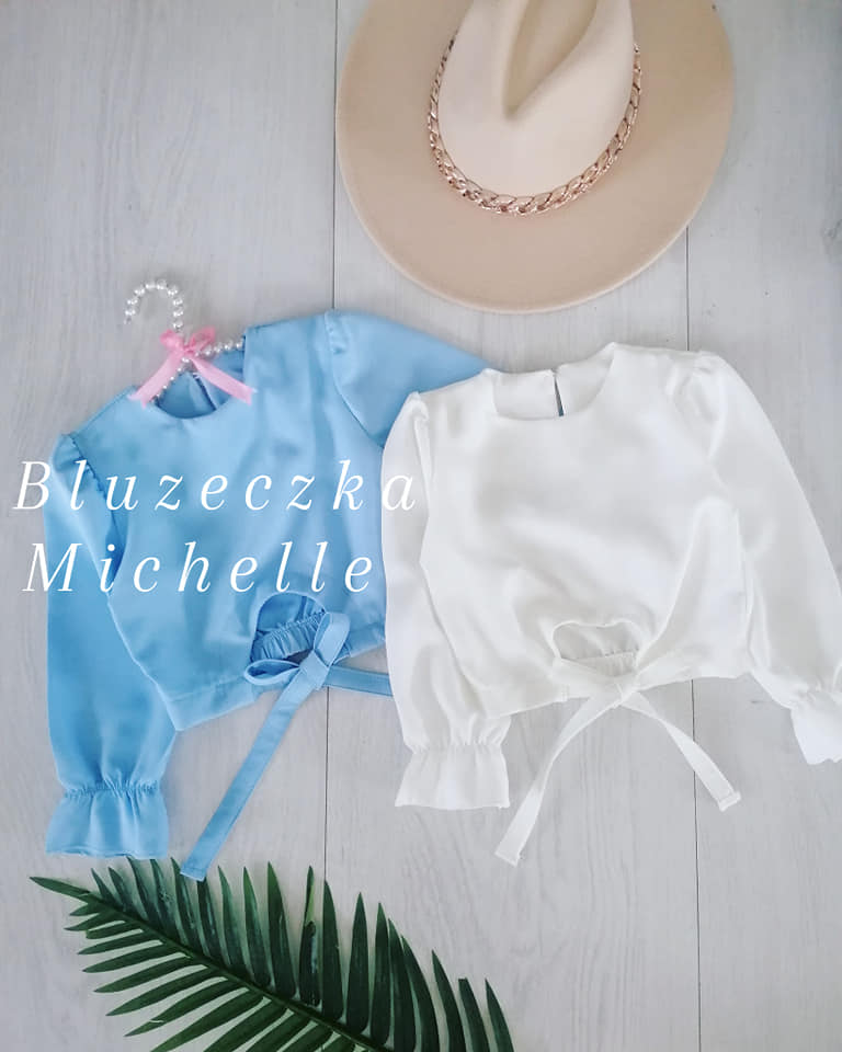 Bluzeczka Michelle Biała - KARMELOWY BUTIK zdjęcie 1
