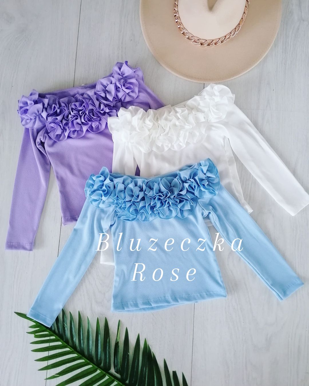 Bluzeczka Rose Liliowa - KARMELOWY BUTIK zdjęcie 1