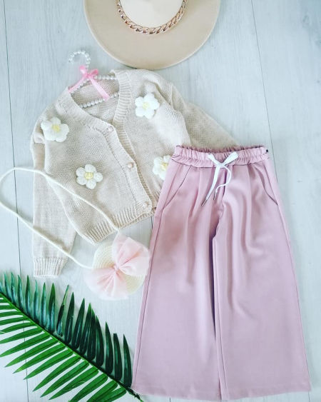 Spodnie Comfy Pastelowy Róż - KARMELOWY BUTIK zdjęcie 1