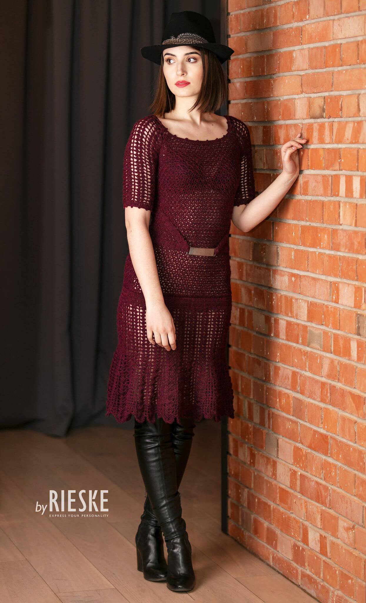 handmade dress, dress 100% alpaca, special dress knitted by hand, dress knitted by hand, fashionable dress
