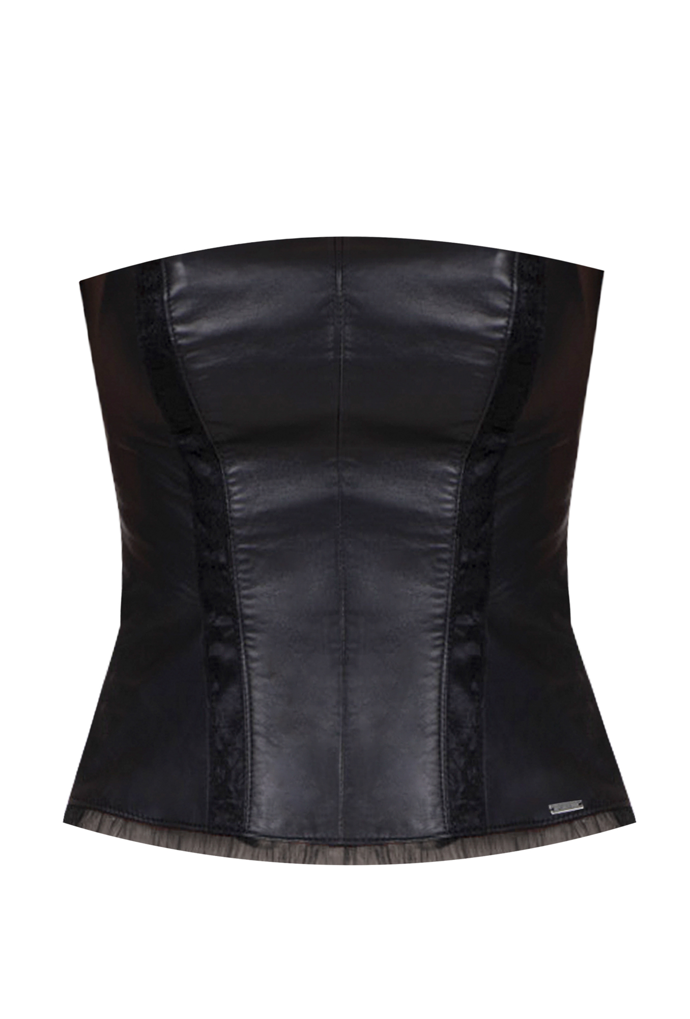 219002 LEATHER CORSET BLACK - By Rieske image 3