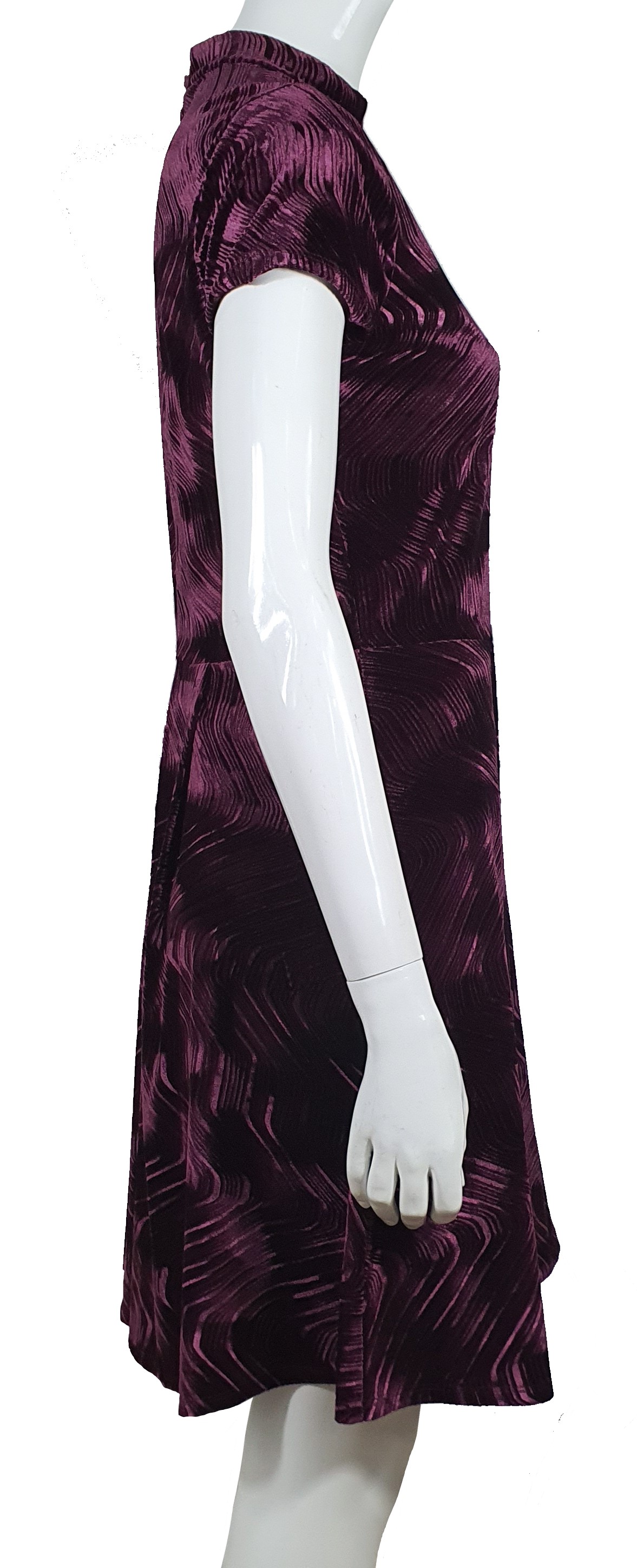 sukienka welurowa Armani Exchange - Armani Exchnange zdjęcie 2